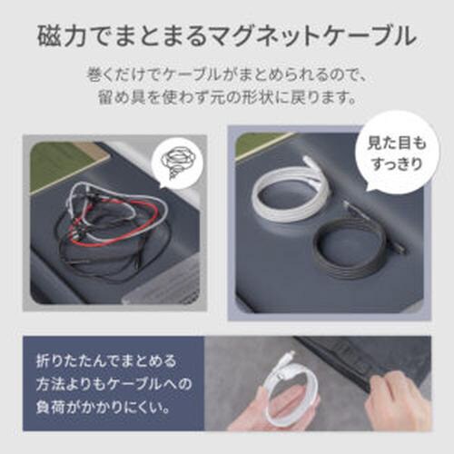 USB C−C纏まるマグネットケーブル