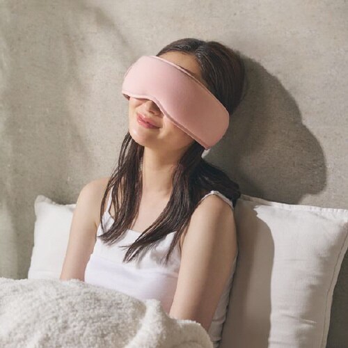 ホット&ウェーブアイマスク ピンク