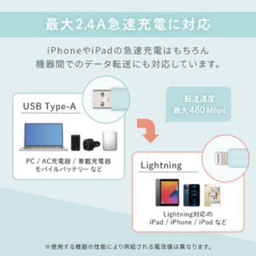 シリコン製Lightning ケーブル