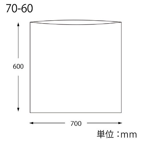 不織布インナーバッグ70−60ブラック100枚×3