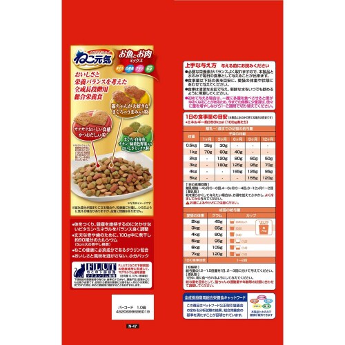 ねこ元気お魚とお肉ミックスまぐろ・白身魚