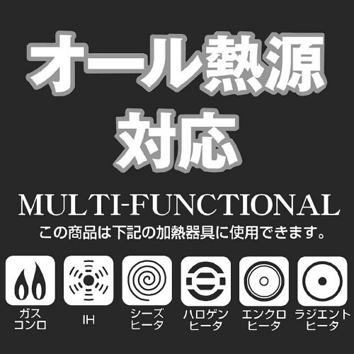 ガラス蓋付 両手鍋 20cm