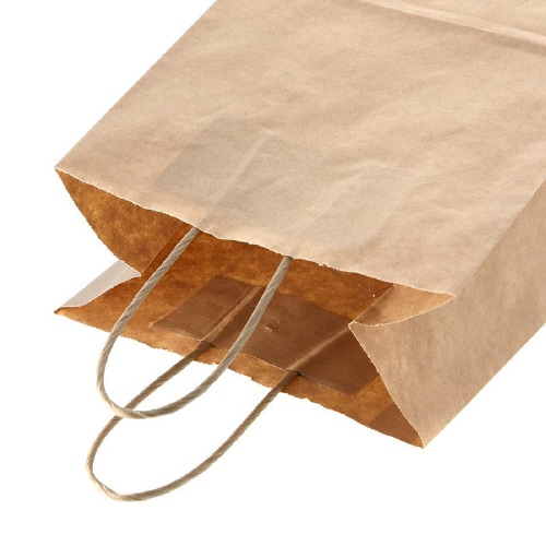 Dカップバッグ 2個用 未晒無地 25枚×20