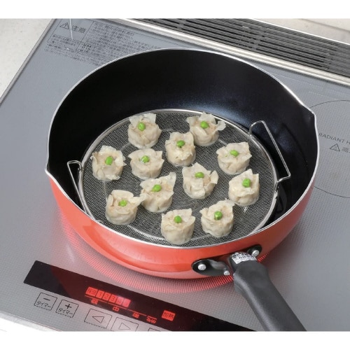 ステンレス フライパンスチーマー×2