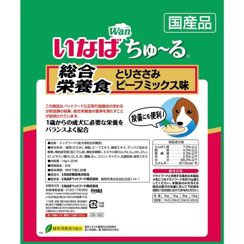 いなば ちゅーる 総合栄養食 とりささみ