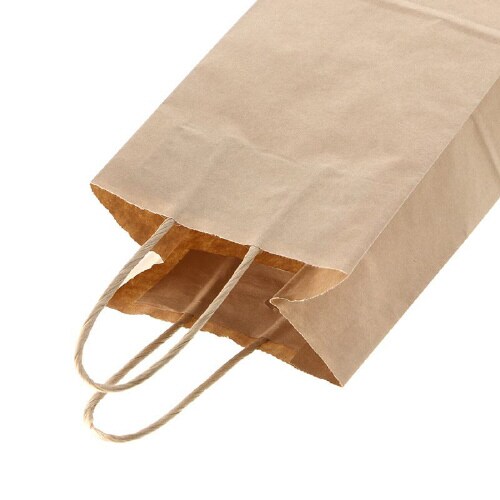 Dカップバッグ 1個用 未晒無地 25枚×20