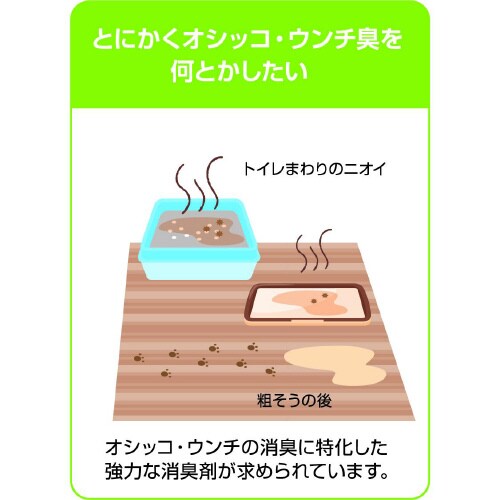 シュシュット!オシッコ・ウンチ専用消臭剤×3