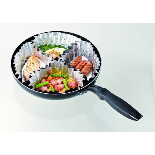 アルミ箔クッキングシート26cm用4分割20枚×3