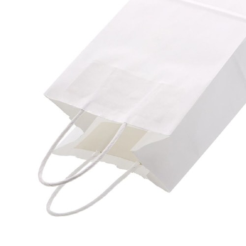 Dカップバッグ 1個用 晒白無地 25枚×20