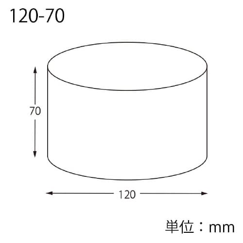 クリスタルBOX 円柱 120×70 10個×3
