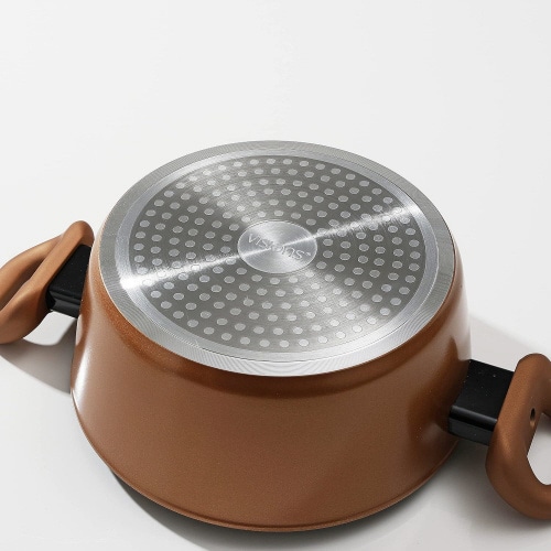 VISIONS ガラス蓋付両手鍋 20cm