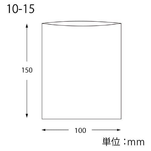 不織布インナーバッグ10−15ブラック100×10