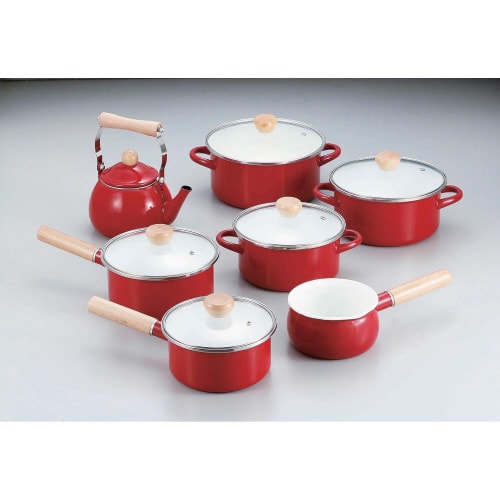 アミュレット ホーロー片手鍋 18cm