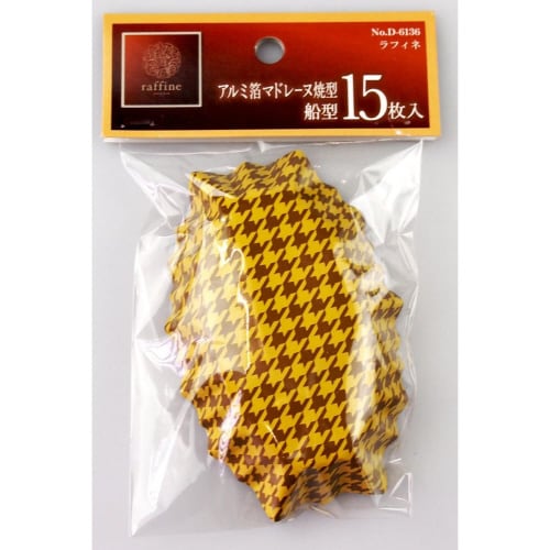 ラフィネ マドレーヌ焼型船型 15枚入×4