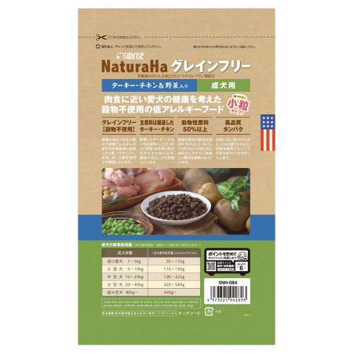 ナチュラハ グレインフリー ターキー・チ
