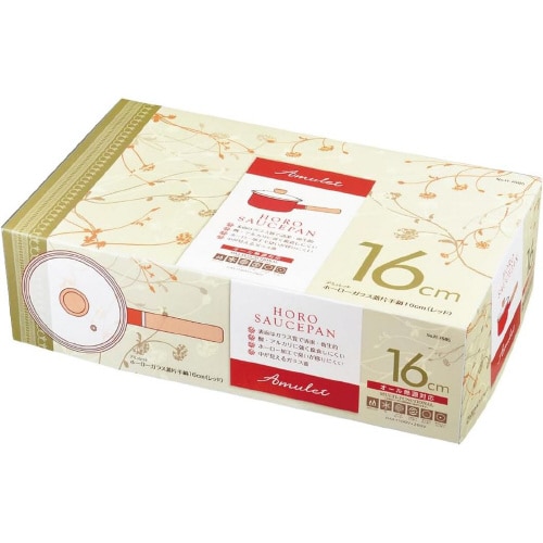 アミュレット ホーロー片手鍋 16cm