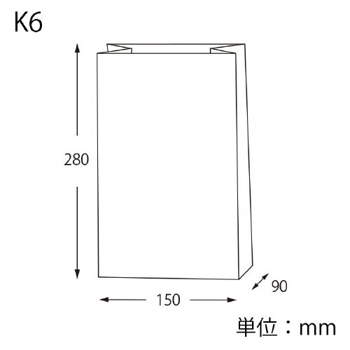 ファンシーバッグK6ニュアンスピンク50枚×10