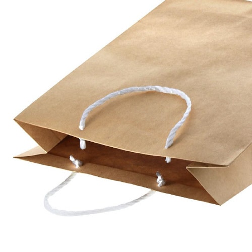 T型チャームバッグ 大判 未晒無地 50枚×4