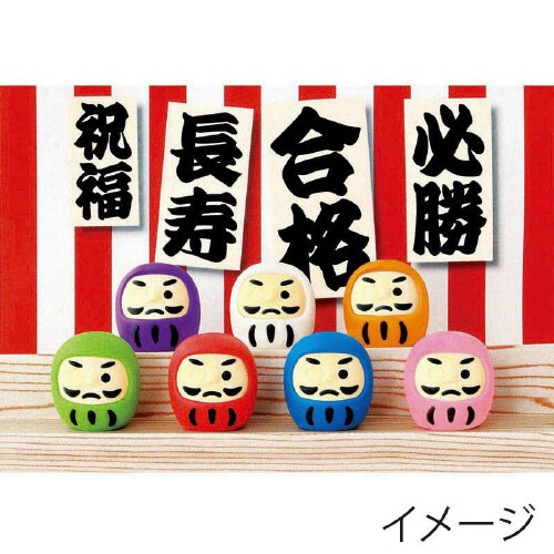 ER−DAL001 だるま 消しゴム 60個×3