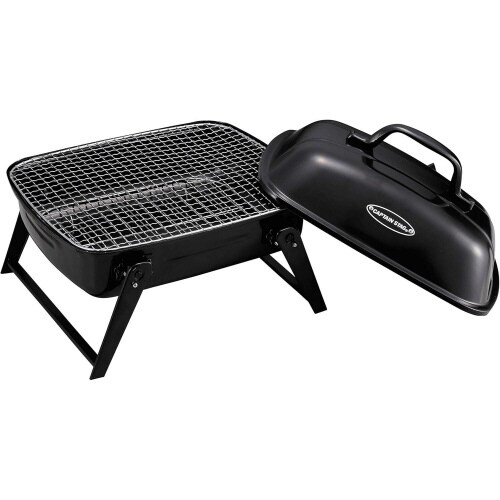 BBQコンロミニ ふた付き ブラック