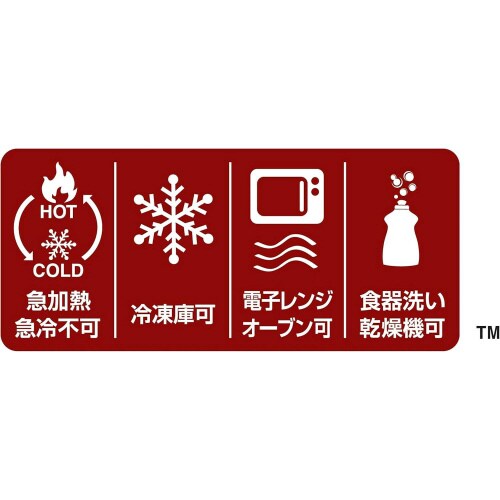 レクタン 耐熱ガラス保存容器 590ml×2