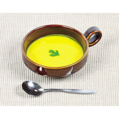 取っ手付とんすい ブラウン×4