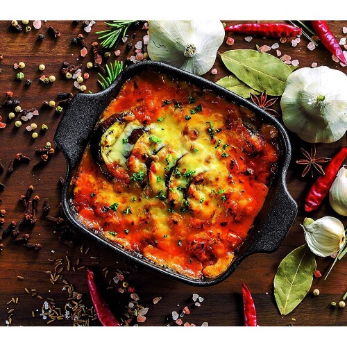 オーブンウェア 深型プレート正方形 ブラック×2