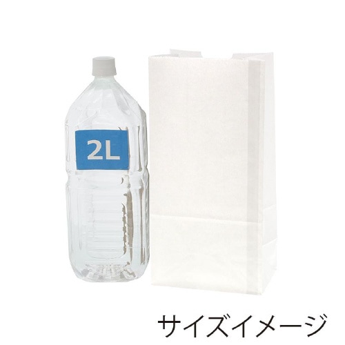 角底袋 No.8 白無地 Eタイプ 100枚×10