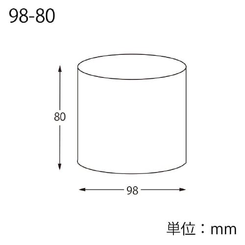 クリスタルBOX 円柱 98×80 10個×4