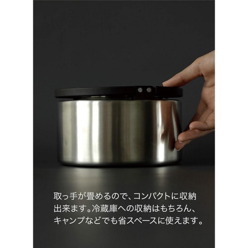 ステンレス フラットケトル 1.7L