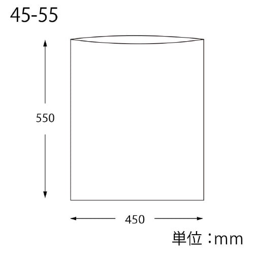 不織布インナーバッグ45−55ホワイト100枚×5