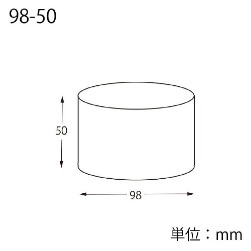クリスタルBOX 円柱 98×50 10個×4