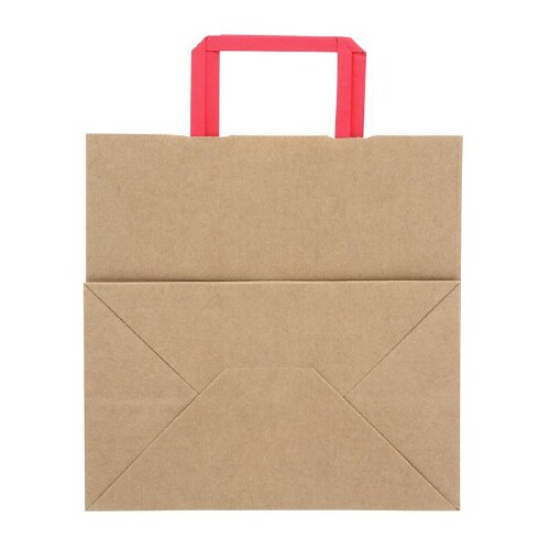 H25チャームバッグE判未晒無地赤紐50枚×4