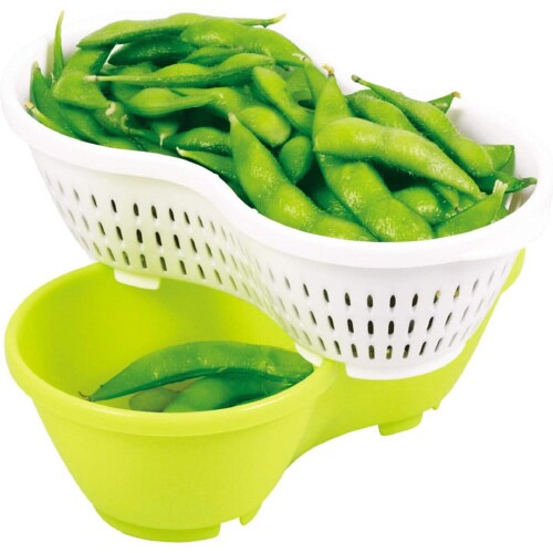食の幸 枝豆の器 ザル・ボウル×5