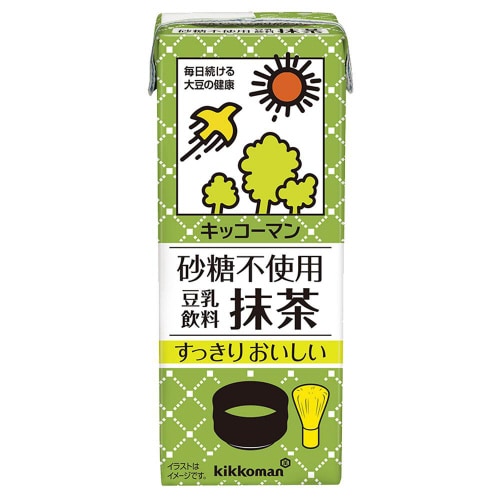キッコーマンソイ 砂糖不使用 豆乳飲料抹茶18本