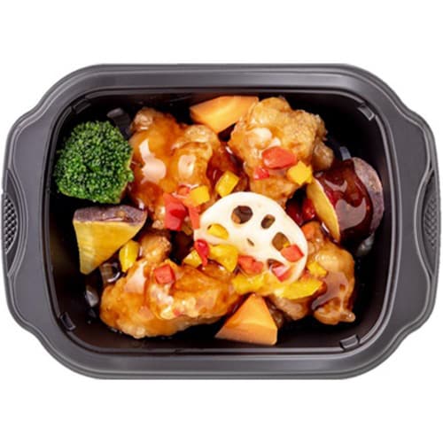 【冷凍】阪急デリカ 彩り野菜と鶏肉の甘酢あん12個