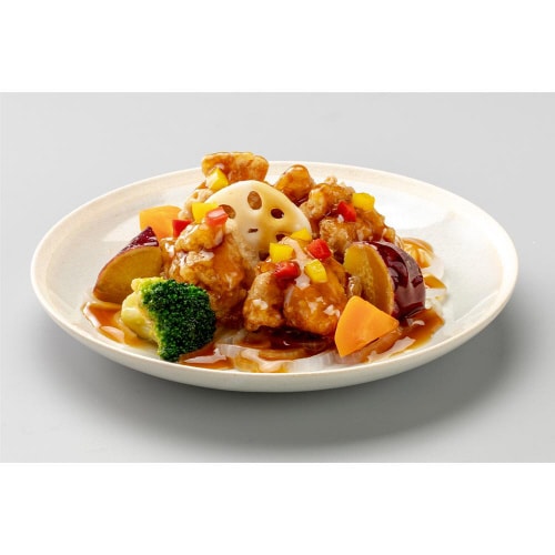 【冷凍】阪急デリカ 彩り野菜と鶏肉の甘酢あん12個