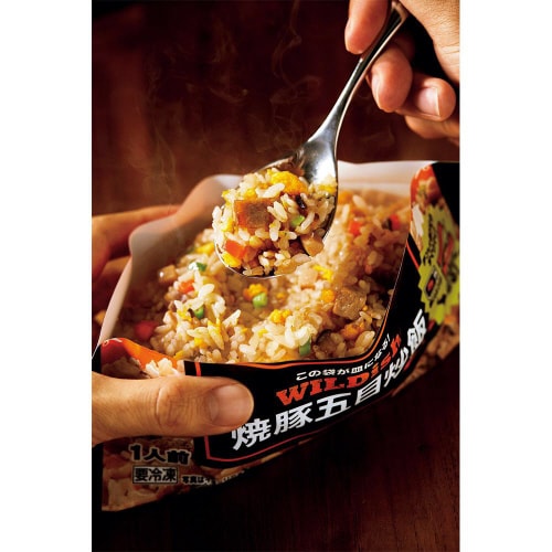 【冷凍】マルハニチロWILDish焼豚五目炒飯16