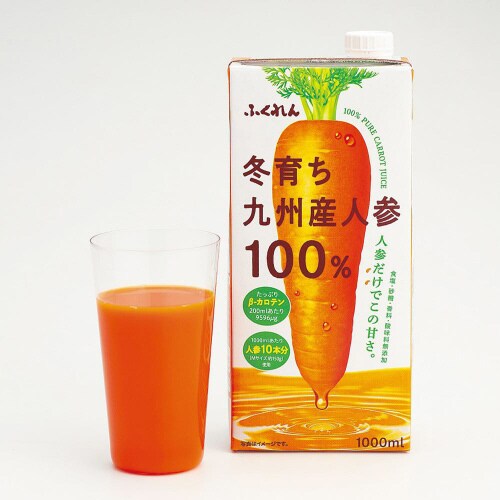 ふくれん 冬育ち九州産人参100%ジュース 6本