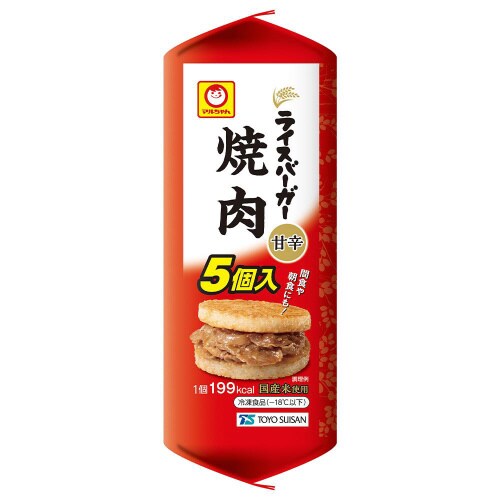 【冷凍】東洋水産 ライスバーガー 焼肉 5個8袋