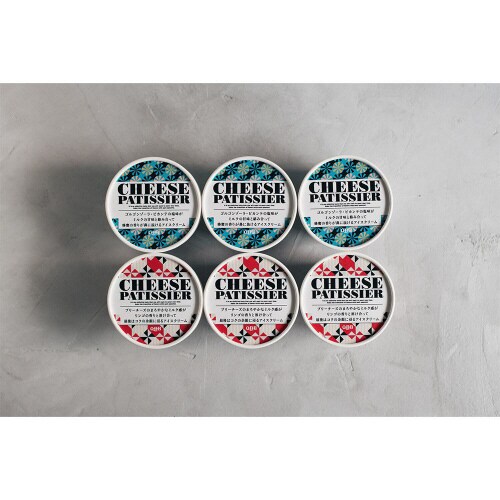 【冷凍】六甲バター チーズパティシエ 2種計6個