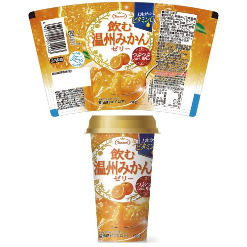 【冷蔵】たらみ飲むゼリー2種×3本温州みかん・紅茶