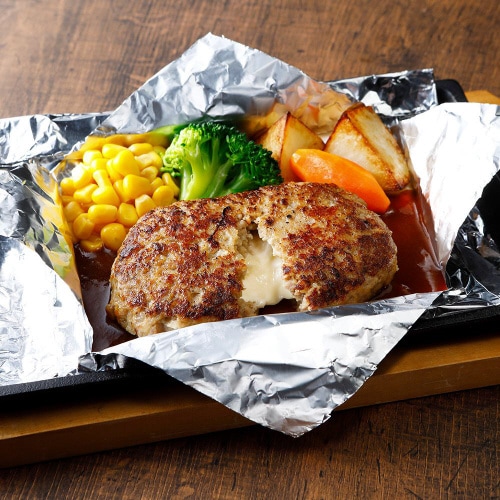 【冷凍】日東鉄板焼チーズインハンバーグ20個
