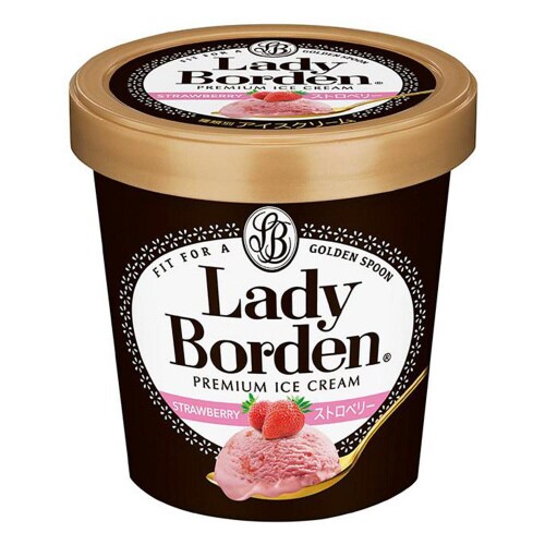 【アイス】ロッテレディーボーデン ストロベリー8個