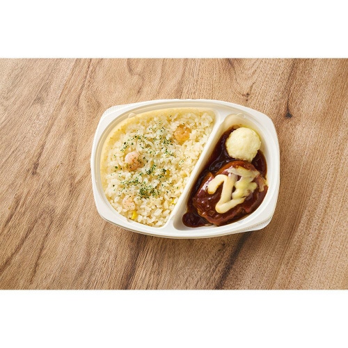 【冷凍】シノブえびピラフ&デミハンバーグ12個