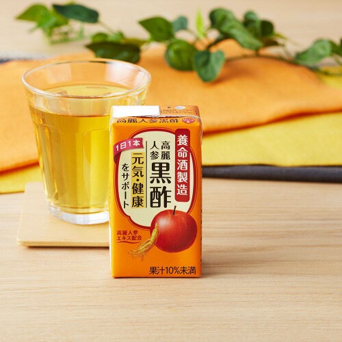 養命酒製造 高麗人参黒酢 高麗人参エキス配合18本