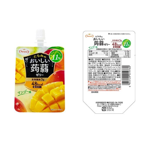 たらみ おいしい蒟蒻ゼリー 150g 人気3種X6