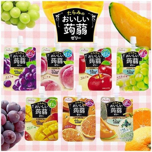 たらみ おいしい蒟蒻ゼリー 150g 人気3種X6