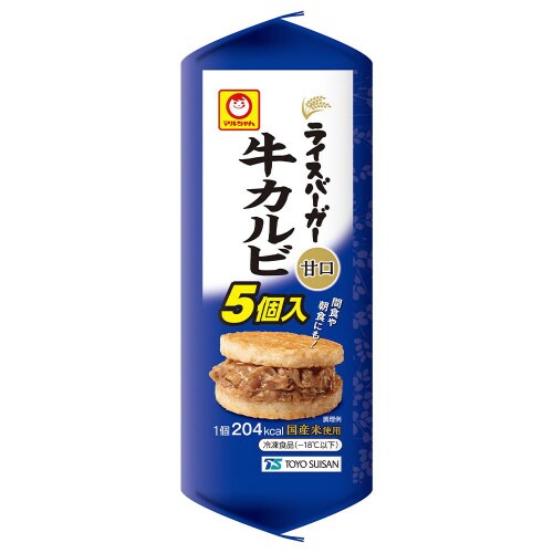 【冷凍】東洋水産 ライスバーガー 牛カルビ5個8袋