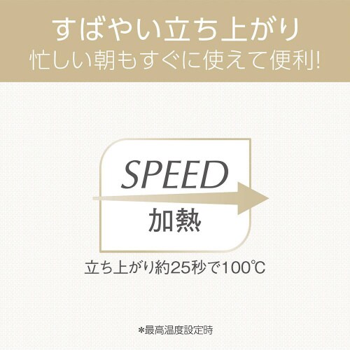 マイナスイオンストレートアイロン